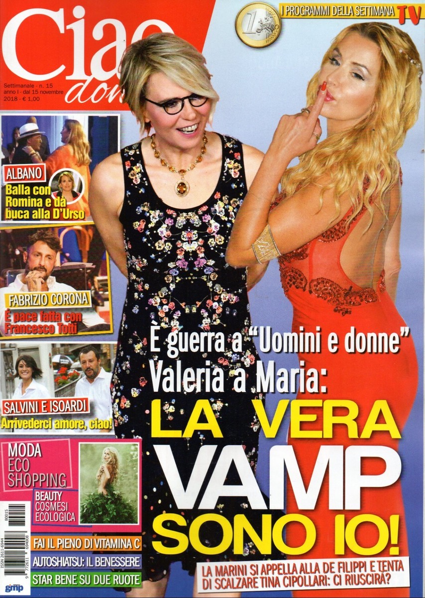 Ciao Donna 2018 Marini Maria De Filippi,Hugh Jackman