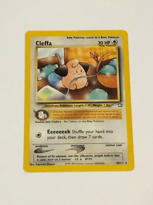 Cleffa 英語版 20/111 ポケモンカード Pokemon Card Cleffa 20/111 LP | eBay