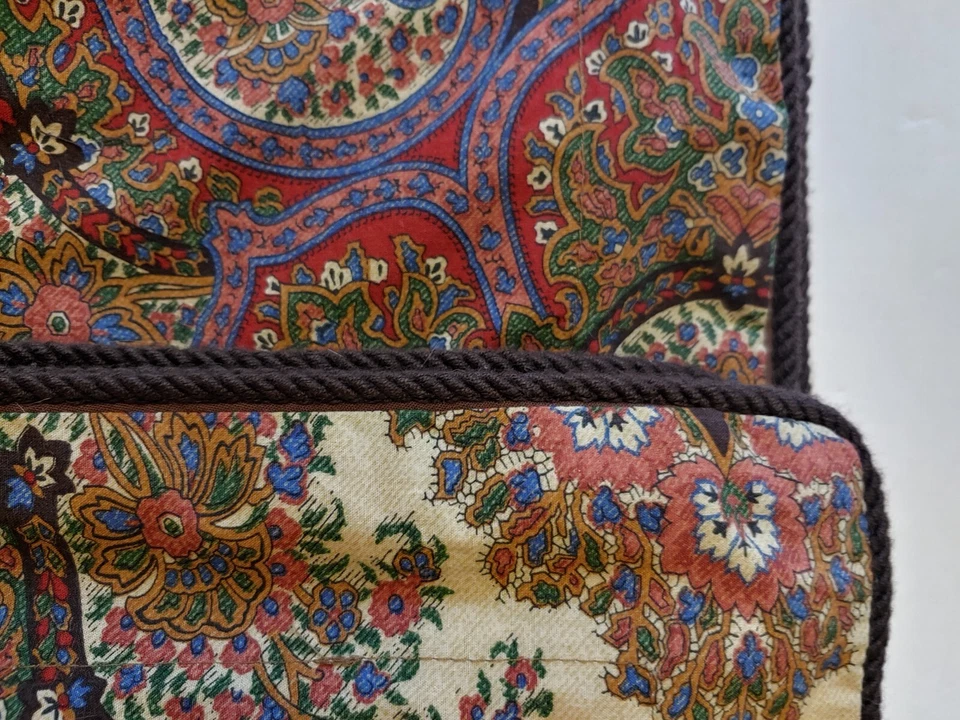 Ralph Lauren "Emerson Paisley" Marrón Cordón Euro Continental - 2 Fundas Foto 3 de 4