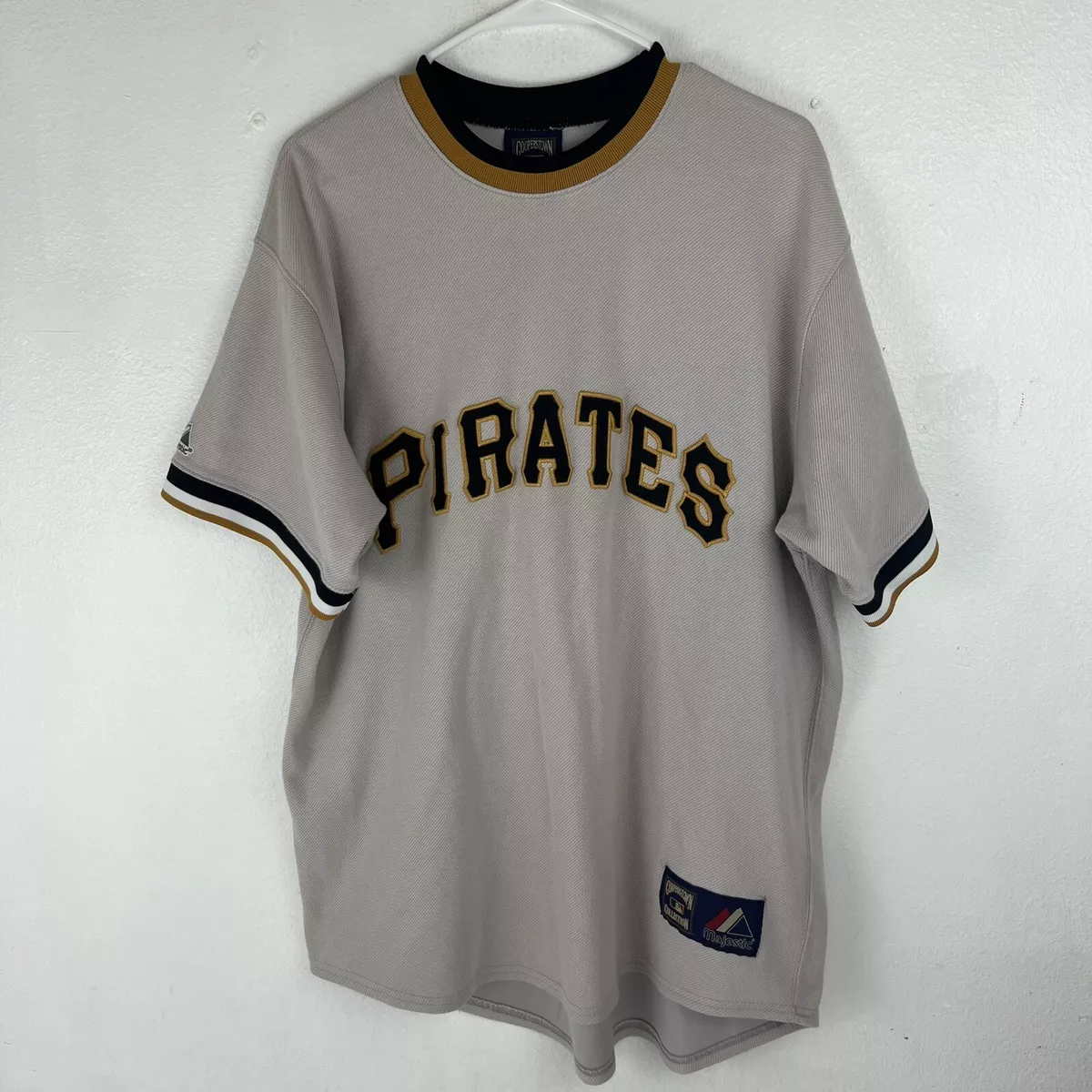 Roberto Clemente Pittsburgh Pirates Cooperstown Collection Jersey Size XL  Gray