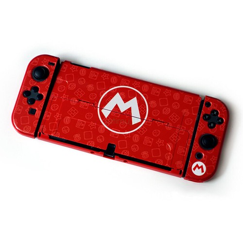 New Protection Case Grip Hard Thin Cover Shell Dockable for Switch OLED AU - Picture 9 of 83