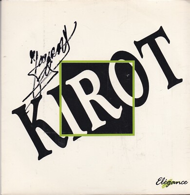 Francois Porterie-Kirot Vinyl single Signed