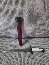 WW2 BAYONET SCABBARD US M1 BAYONET GARAND 10" UC ROK FLAMING BOMB