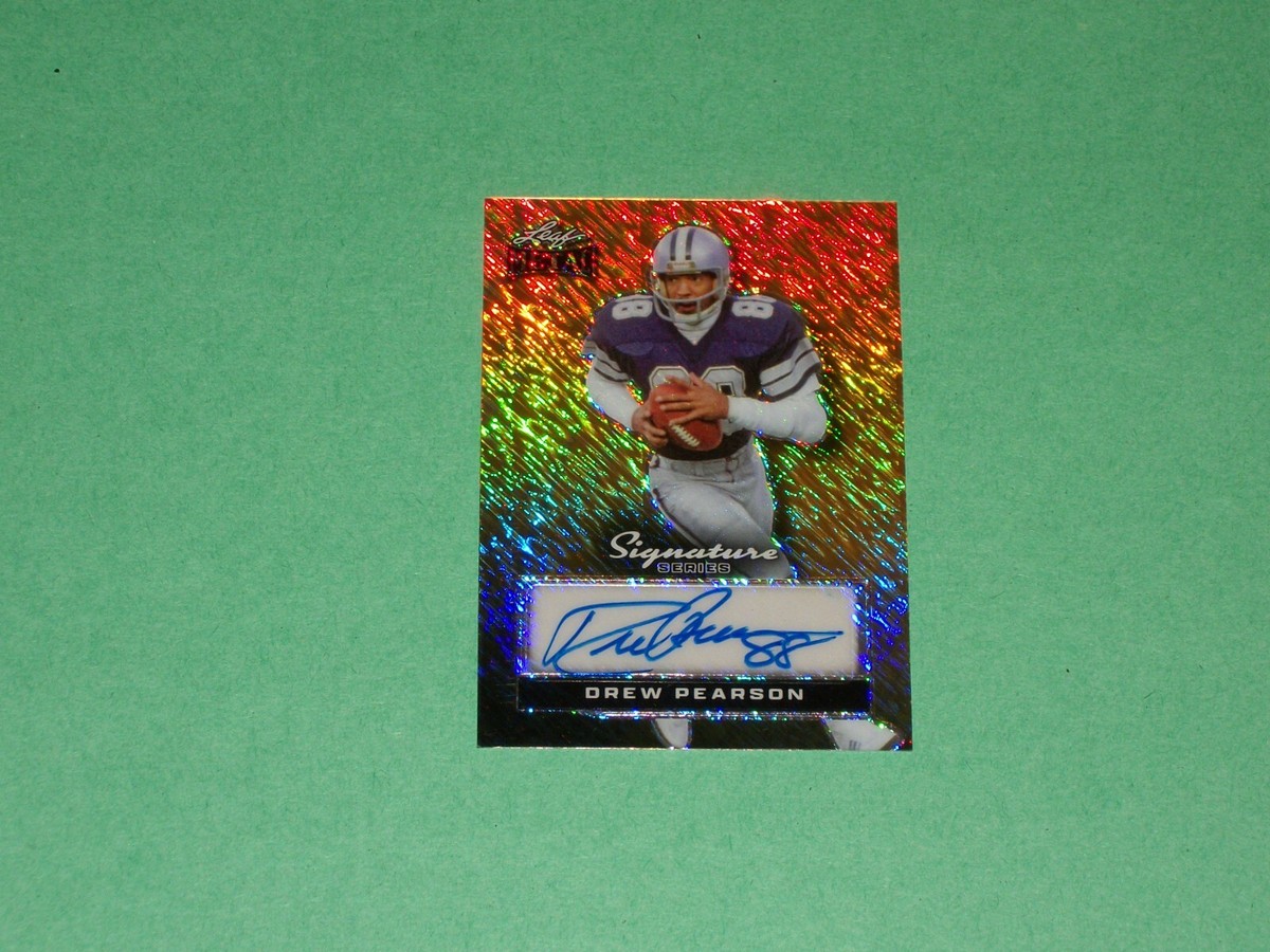 Drew Pearson Auto Card 1/1 2024 Leaf Metal Signature Series Drew Pearson Auto Card 1/1 2024 Leaf Metal Signature Series