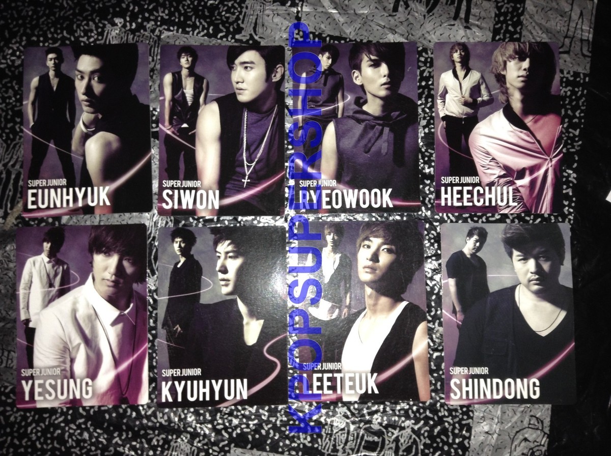 Super Junior Star Collection Card Full Magnet Magnetic Photocard