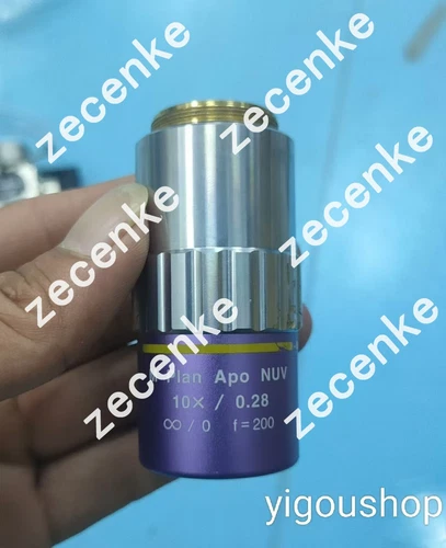 1PC USED Mitutoyo M Plan Apo NUV 10X/0.28 Purple By DHL 90 warranty