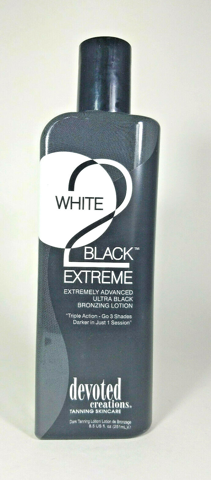 Devoted Creations WHITE 2 TO BLACK EXTREME DHA BRONZER INDOOR TANNING