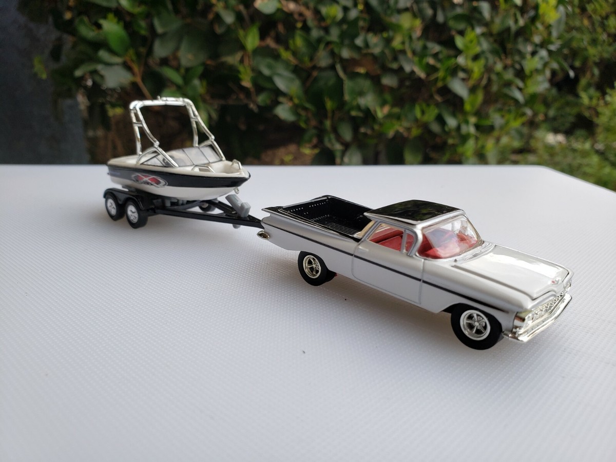 No119ミニカー1/18箱あり Hot WHeeLs 59 EL CAMINO 100% HOT