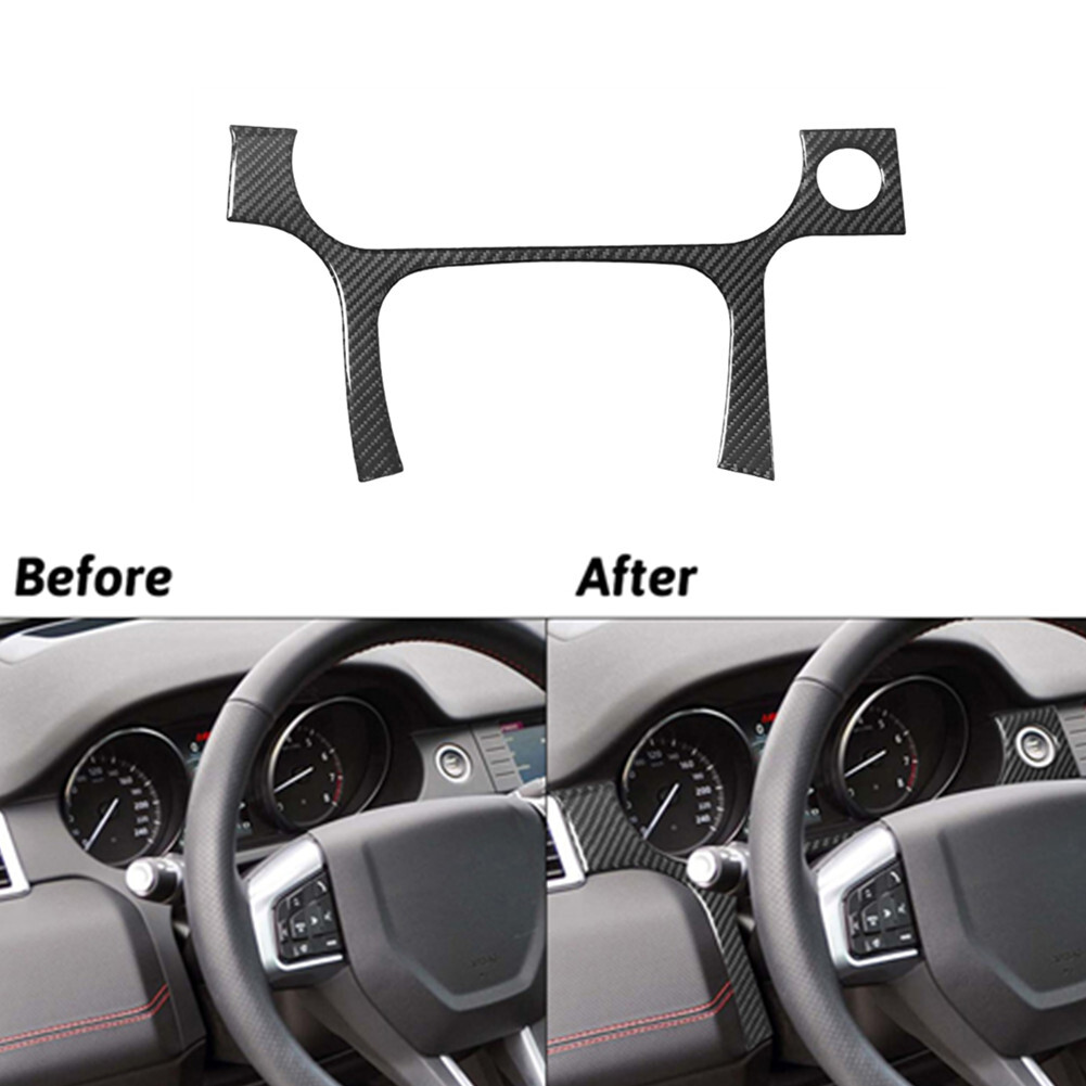 Carbon Fiber Interior Front Speedometer Cover Trim For Discovery Sport 2015-2019