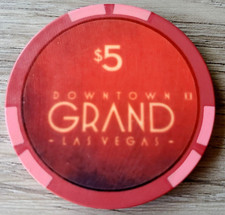 5 Las Vegas Downtown Grand Casino Chip