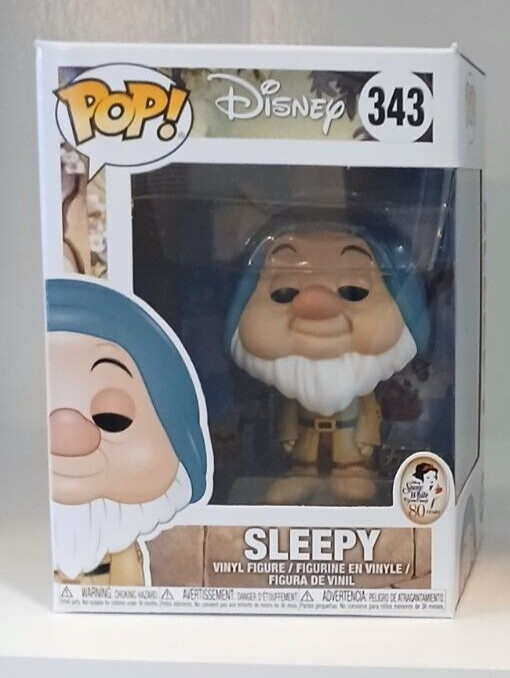 Funko Pop Disney Snow White And The Seven Dwarfs Sleepy #343 Vinyl Figure