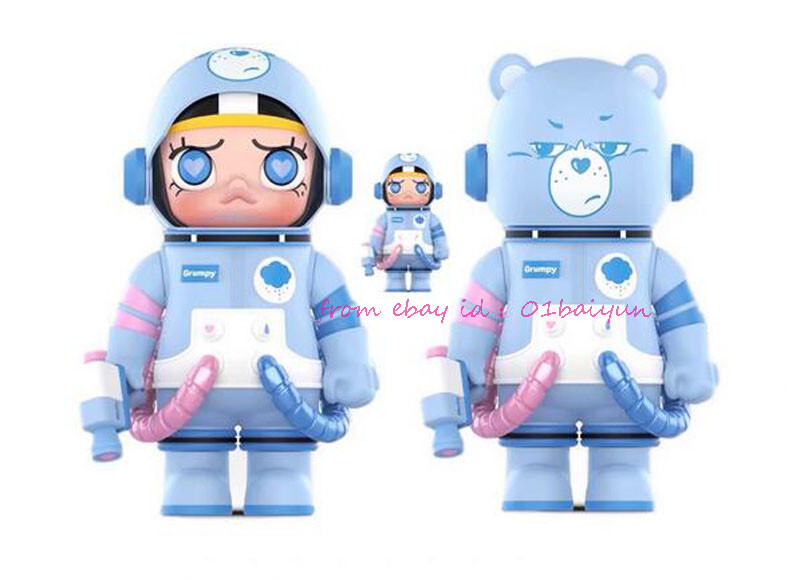POPMART SPACE MOLLY４００％&１００％ Grumpy Bear Perfect Popmart Mega Space Molly Grumpy Bear 400% Action