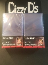 50 Ultra Pro 3 X 5 Ultra Clear Toploaders 2 Packs of 25 Loaders