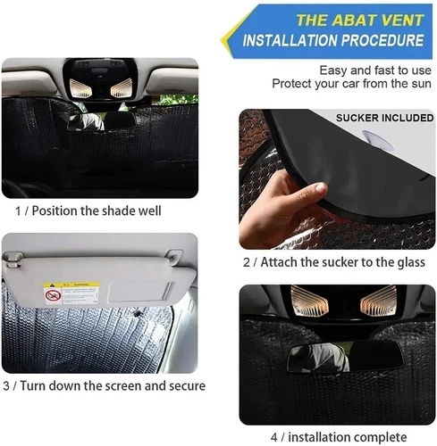 Horror Clown Sunshade Car Windshield Sun Protection Auto Accessory