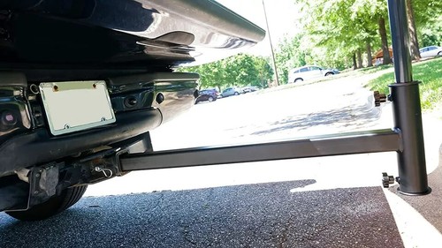 Hitch Mount Umbrella Holder Pickup Truck Camping Beach Tailgating 2" Receiver - Picture 7 of 9