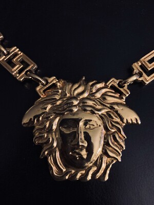 RARE! Vintage Gianni Versace Medusa Necklace/Belt | eBay