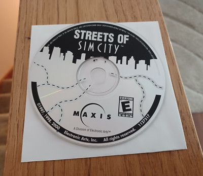 Streets Of Sim City PC 1997 Disc Only Maxis Racing 1 Day Shipping 