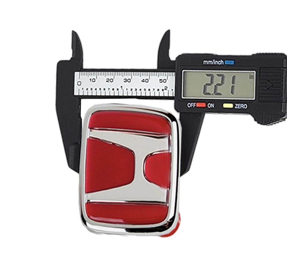 Insignia emblema delantero y trasero rojo OEM 92-95 Accord Honda Civic 96-00 EK tipo R Foto 3 de 4