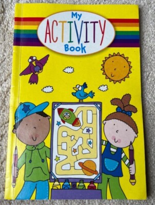 Aktivitätsbuch für Kinder / Kinder - Ausmalen, Punkt-zu-Punkt, Wortsuchen etc. 
