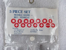 mobile home/ R.V 5 pc tool set mechanics tools NOS