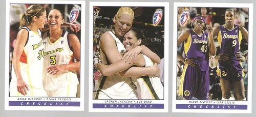 2005 wnba base set 110 cards,jackson,sue bird,,hammon,cash,catchings,taurasi*