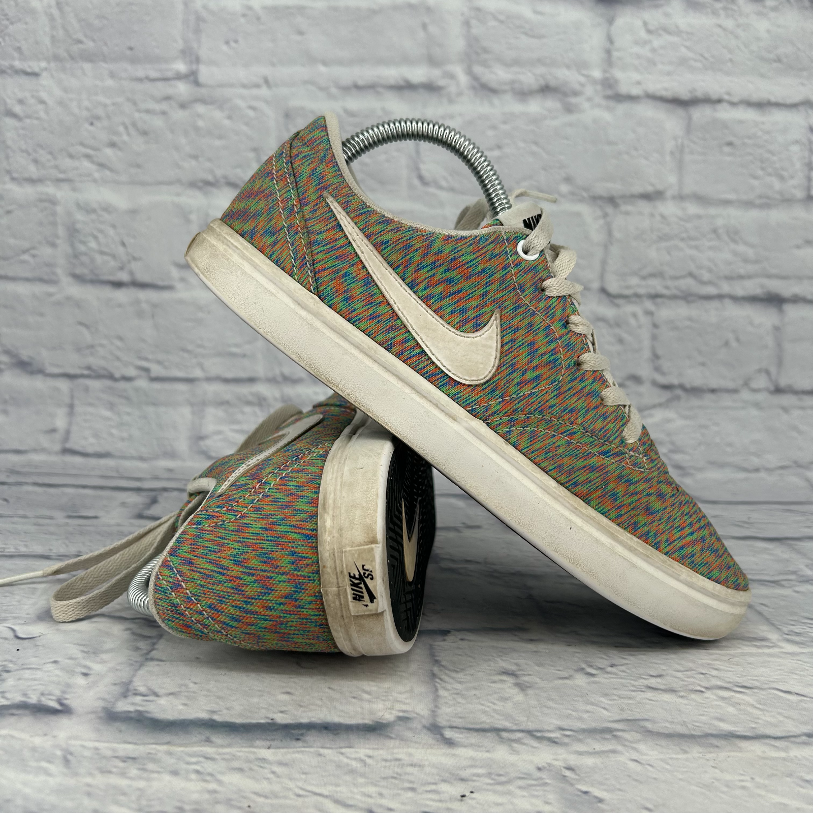 SAOLA Scarpe da ginnastica basse Nike SB Check Solar da uomo taglia 7 multicolore skateboard