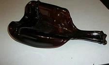 Melted Flat Whiskey bottle Cheese Tray Snack Chips Crackers Dish Spoon Rest