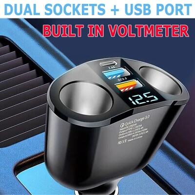 cigarette lighter socket battery monitor voltmeter Car Cigarette Socket Battery Meter 12V Voltmeter Digital Display Voltage  Gauge