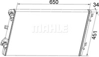 Mahle MotorküHler (Cr 1538 000S) FüR VW Passat Cc B6 Seat Toledo III Golf V