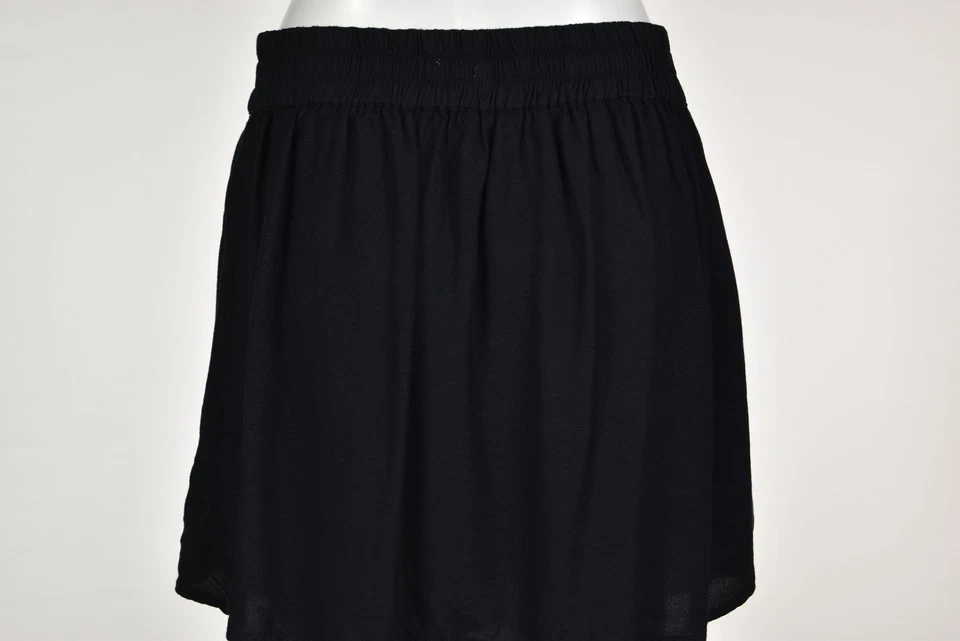 Falda Cooperativa Talla L Negra A Sobre la Rodilla Rayón Informal Foto 2 de 4