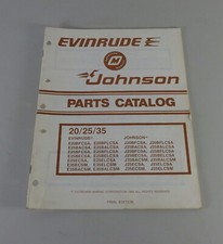 Catalogo Parti OMC Evinrude Johnson Fuoribordo Modelli 20 / 25 / 35 CV Del 1980