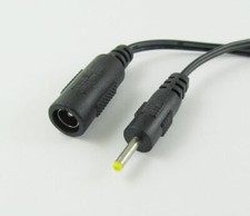 10x CCTV DC Power Adapter Cable 5.5mm x 2.1mm Female Socket to 2.5 x 0.7mm Male
