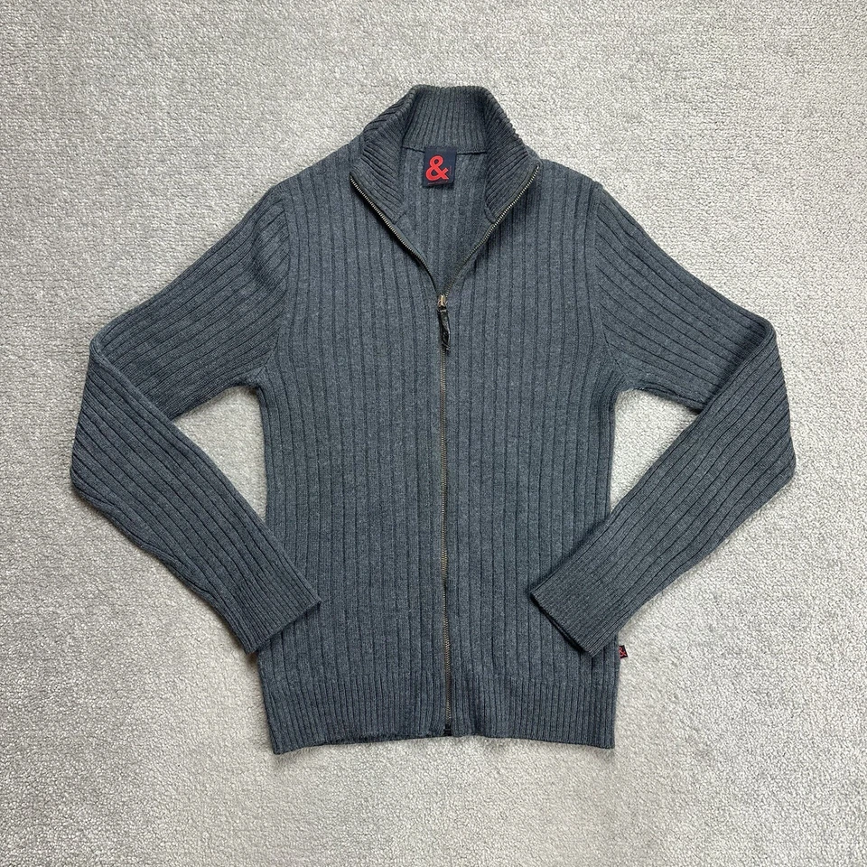 DOLCE & GABBANA Damen Wolle Strickjacke 50 Pullover Sweater Cardigan 18112 Grau - Bild 1 von 4