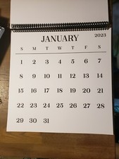 2026 Premade 12x12 Unaltered LARGE PRINT Scrapbook Calendar