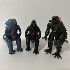 Playmates Godzilla vs Kong Battle Damage 6  Figure Lot of 3 Mechagodzilla