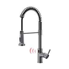 GIMILI Black Stainless Touchless Kitchen Faucet Motion Sensor Kitchen Faucets...