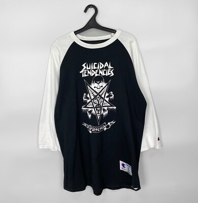 Vintage Champion x Suicidal Tendencies Raglan Long Sleeves