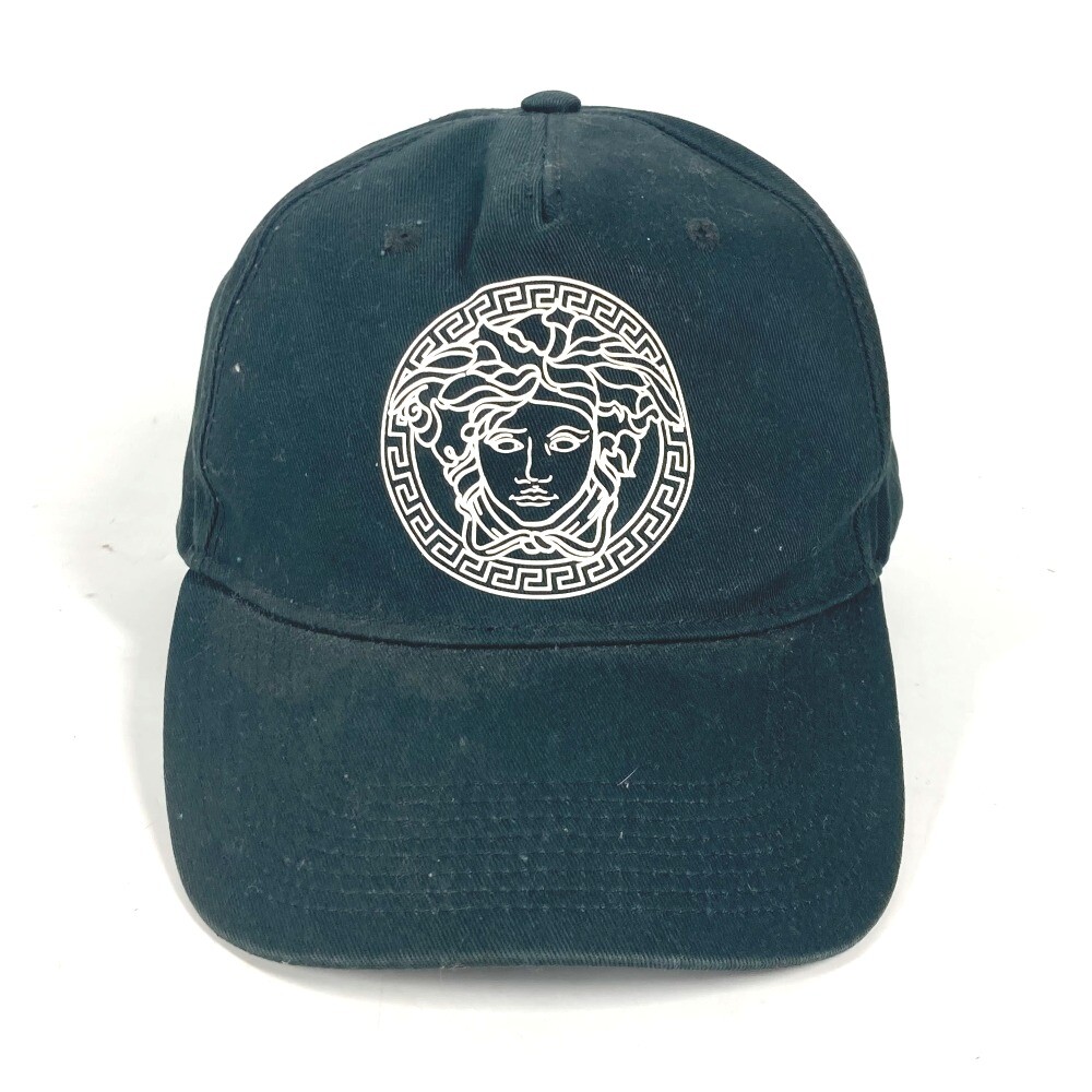Versace★素敵！Logo Print Black Baseball Cap Logo Baseball Cap Black,Print | VERSACE