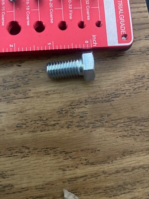 1-8 x 4 1/2 Hex Bolt Zinc Plated Grade 5 Cap Screw Partial Thread