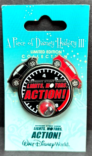 WDW A PIECE OF DISNEY HISTORY LIGHTS, MOTORS, ACTION PIN LE 3500 SERIES 3, 2008