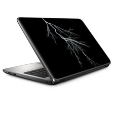 Laptop Skin Wrap Universal for 13 inch - white lighting black background