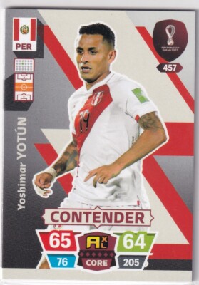 Panini Qatar World Cup Karte 2022 Contender Nr. 457 Yoshimar Yotún (Peru)