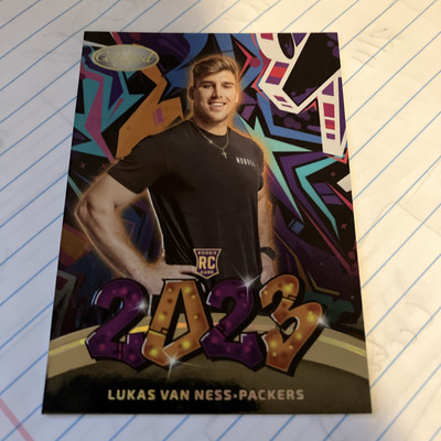 Packers Lukas Van Ness  2023 Panini Certified Graffiti Rare SP Case Hit  Rc H179