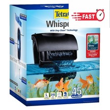 Tetra Whisper IQ Power Filter, 45 Gal, 215 GPH, Stay Clean Technology