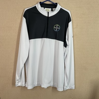 Adidas Bayer Long Sleeve Shirt Jersey Mens Size 2XL White Gray