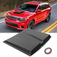 For Jeep Grand Cherokee Srt8 Air Intake Flow Hood Scoop Vent Turbo Cover Carbon