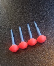 Custom Micronauts Galactic Cruiser Four Missiles Glow-In-the-Dark Red PLA New