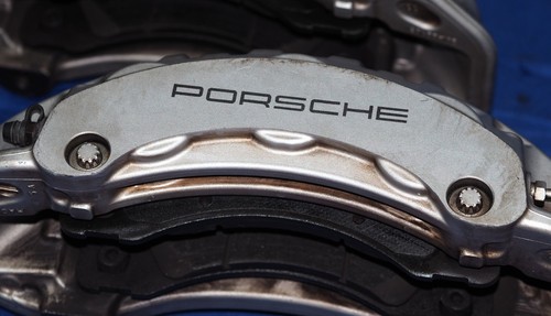 2010-2016 Porsche Panamera 6 Piston Brembo Front Brake Caliper Pair EO 7PP615123 - Picture 3 of 16