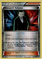 Giovanni's Scheme Reverse Holo Uncommon XY - BREAKthrough 138/162 MP