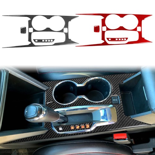 3Pcs Real Carbon Fiber Gear Shift Panel Cover Trim For GMC Terrain Equinox 10-17 - Foto 11 di 22